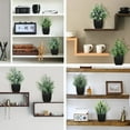 thumbnail image 3 of Fake Plants Mini Potted Artificial Plants, 8 Pack Artificial Eucalyptus Plants Small Houseplants Greenery in Black Round Pot, Small Faux Plants Decor for Home Bathroom Office Farmhouse Desk Shelf, 3 of 5