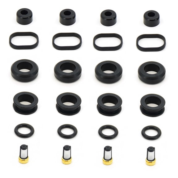 4X Fuel Injectors Rebuild Repair KIT 23209-03010, 23250-03010 Compatible with Toyota Solara Camry 2.2L 2000 2001