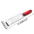 thumbnail image 2 of Aodebiao Stainless Steel Cheese Grater Zester, Multi-Purpose Kitchen Grater for Ginger, Chocolate, Nutmeg, Garlic, Carrot, Lemon, Non-Clogging Rust-Proof Handheld Grater with Storage Handle, 2 of 7
