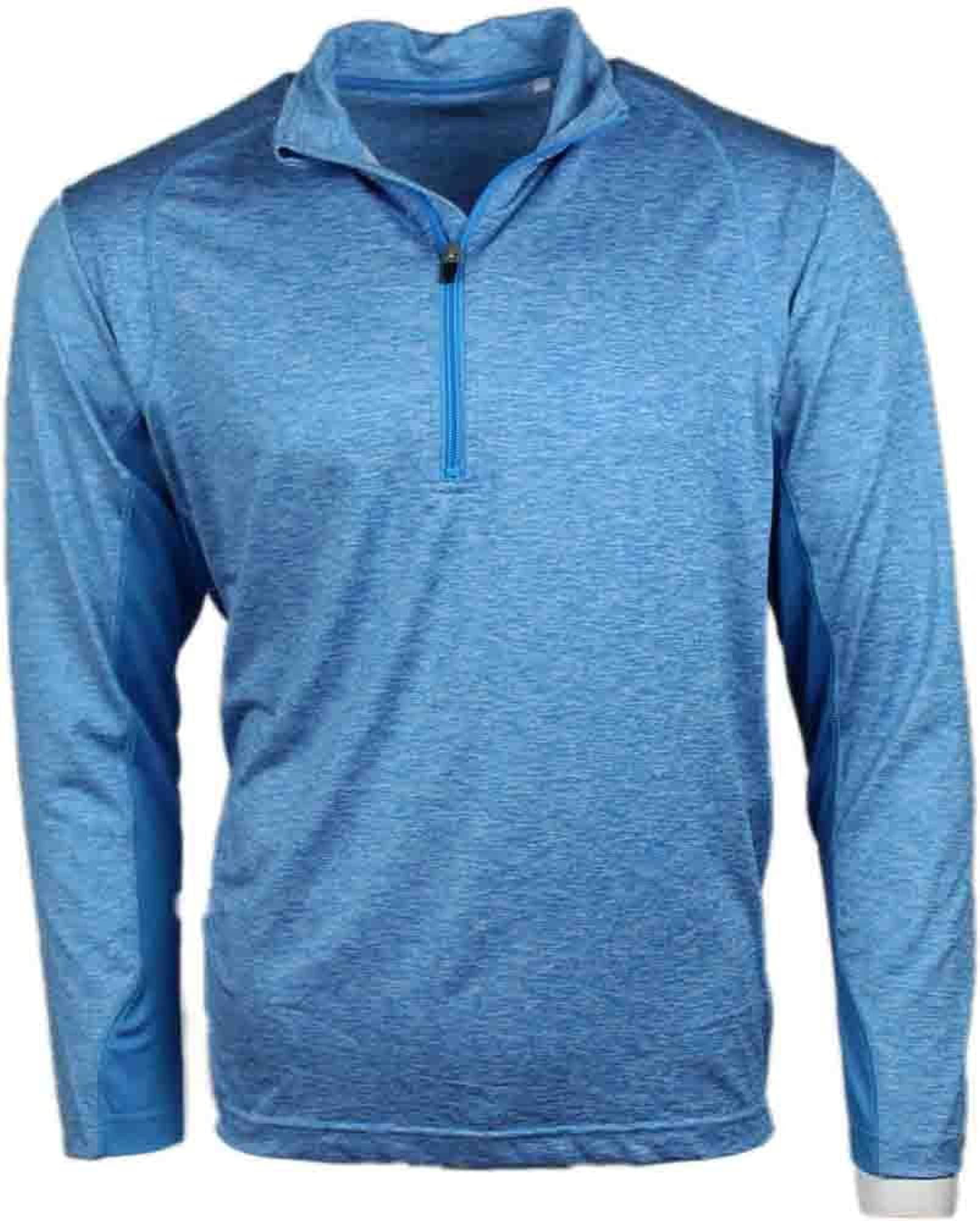 Page & Tuttle Heather Colorblock Quarter Zip Pullover  Athletic   Outerwear Grey 