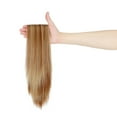 thumbnail image 4 of AynnQueen Ponytail Extension Claw Clip in Pony Tails Hair Extensions Synthetic Wavy Straight Secret Ponytail Hairpiece 18/21 Inch, 4 of 5