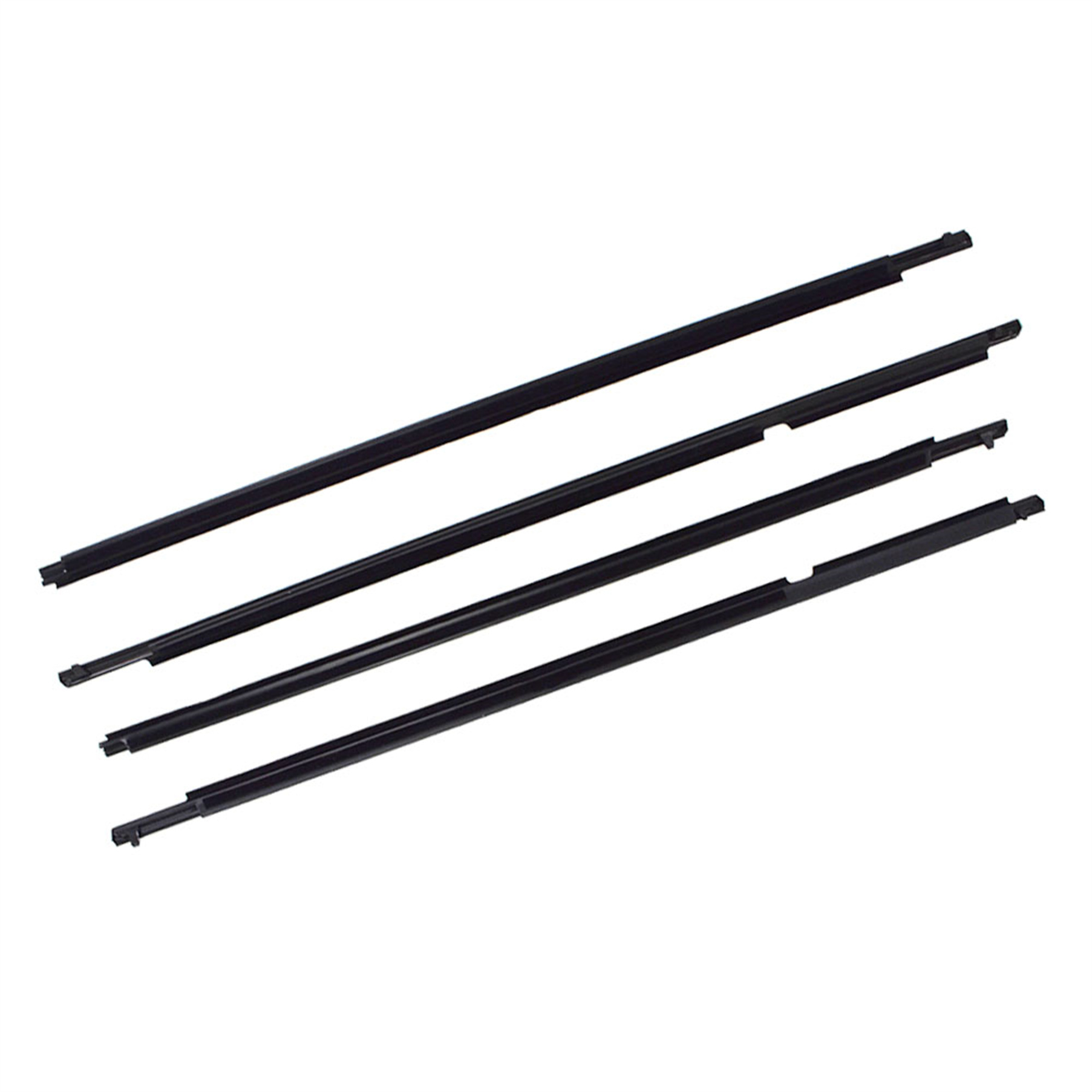 4x Window Weatherstrip Molding Seal Belt For Toyota Highlander 2008-2010