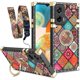 thumbnail image 1 of wonima11 nancheng for Moto G Stylus 2024 5G Case with Ring Stand Girls Women Retro Cute Flower Pattern Metal Reinforced Corners Shockproof Protective Cover for Motorola G Stylus 5G 2024 - Mandala, 1 of 1