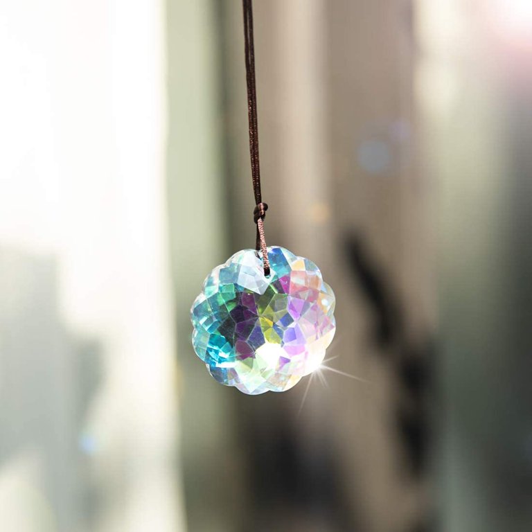 120mm Ab-color Hanging Crystals Prism Suncatcher for Windows