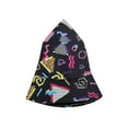 thumbnail image 4 of Vintage Fashion Womens Bucket Hats Summer Sun Protection Beach Hat Vintage 80s Black, 4 of 7