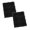 Black, variant on Durable Cat Scratch Pad, 9.69"x7.13" Cat Scratcher for Indoor Cats, Ground Massager for Scratching and Grooming, Reduces Shedding, Protects Furniture, Mint Green