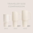 thumbnail image 4 of HydroJug Traveler – Botella de agua de 40 oz con asa y pajita abatible – Cabe en portavasos, vaso resistente a fugas, reutilizable con aislamiento de acero inoxidable y base de goma – Regalos para muj, 4 of 5