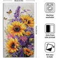 thumbnail image 2 of Sunflower Lavender Hand Towels - Spring Summer Flowers Kitchen Dish Towels Decorative Floral Butterfly Hand Towels for Shower Face Gym Spa, 2 of 16