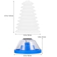 thumbnail image 2 of Drill Dust Collector White 6Pcs 12X9X9Cm PP PVC Dust Prevention, 2 of 9