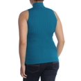 thumbnail image 2 of INC $50 Womens 1240 Teal Textured Turtle Neck Sleeveless Casual Top S B+B, 2 of 2