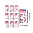 thumbnail image 3 of Taicans 10 Pack Various Countries Flag Temporary Tattoos 4.7 Inch,2026 World Cup Fan Party Face Stickers with Authentic Designs,Waterproof Skin Safe Body Art for Sports Events Festivals, 3 of 6
