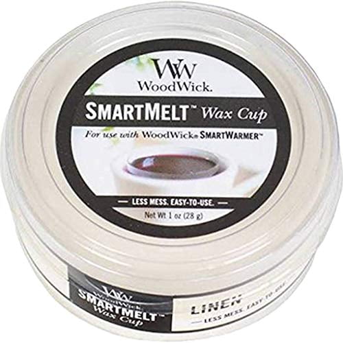 WoodWick Linen Smart Melt Scented Wax Cup Candles