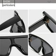 thumbnail image 4 of Oversized Sunglasses Women One Piece Sun Glasses Female Vintage Blue Gray Shades Punk Eyeglasses, 4 of 6