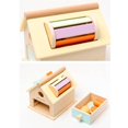 thumbnail image 4 of EQWLJWE Early Development Activity Toy,Education Toy Sensory Montessori Activity Toys,Early Education Wooden Drawer Box Coin Box Pitching Box Puzzle Early Education Toy, 4 of 9