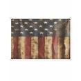 thumbnail image 2 of Vintage American Flag Sun Sail Shades Rectangle Canopy,Sunlight Block Heavy Duty Curved Backyard Shade Cover, Farmhouse Shabby Patriot Waterproof Sun Shades for Patios Garden Pergola Outdoor 14'x18', 2 of 9
