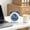 A, variant on HAJAGP Blue Retro Metal Alarm, Silent Non-Ticking Twin Bells Bedside Clock with Loud Ring, Soft Night Light for Heavy Sleepers Students Adults