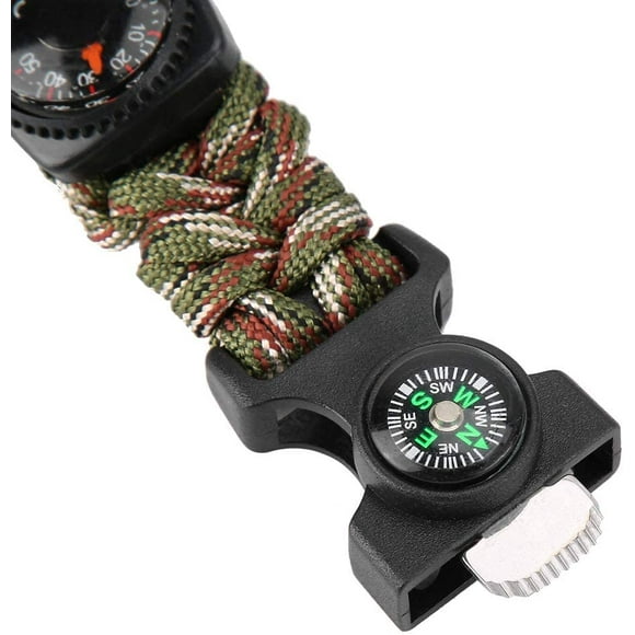 Compass Watch, Survival Watch, 8-in-1 Reconnaissance for Emergency