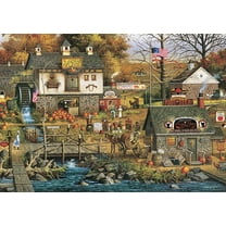 500 Piece Jigsaw Puzzle - Charles Wysocki - Olde Buck's County - 500 Large Piece Jigsaw Puzzle