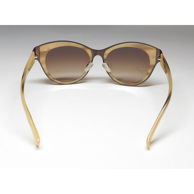 Authentic, Vera Wang Gold Frame Sunglasses with Brown Lenses Vera Wang Christelle Sunglasses | FREE Shipping - SOLD OUT main image 3