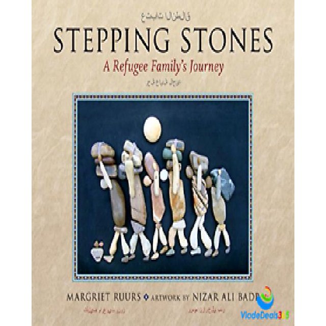 Stepping Stones: A Refugee Family'S Journey (Édition Arabe et Anglaise)