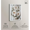 thumbnail image 2 of White Mirage II Shadowbox Print Floral Wall Decor by Art Remedy, White Frame, 16 x 24, 2 of 7