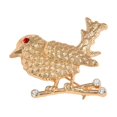 thumbnail image 1 of Broche De Animal De Pájaro De Cristal Vintage Regalo De Joyería Para Hombres Mujeres Niños-oro, 1 of 9