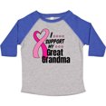 thumbnail image 3 of Inktastic Breast Cancer Awareness I Support My Great Grandma Boys or Girls Toddler T-Shirt, 3 of 5