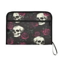 thumbnail image 7 of WOBOGO Skull Burgundy Roses Pattern Expanding File Folder Letter Size Accordion Filing Organizer 13 Pocket Separate Organ Pocket, 7 of 7