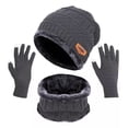 thumbnail image 1 of Bufanda, Gorro Y Guantes Tejidos Térmicos, 4 Uds., 1 of 8