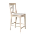 thumbnail image 4 of International Concepts 24-Inch FanBack Stool, Unfinished, 4 of 5