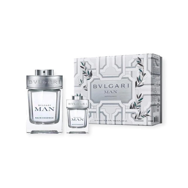 Perfume Bvlgari Man Rain Essence Eau de Parfum, set de 100 ml + 15 ml