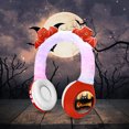 thumbnail image 1 of Auriculares Bluetooth inalámbricos Fiudx para niños con cabeza de peluche de monstruo de Halloween 822, 1 of 6
