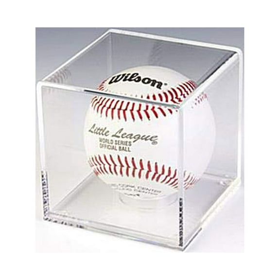 BEADCEST Baseball Display Cases for Balls 8x8x8in 1Pack Clear Acrylic Storage Box