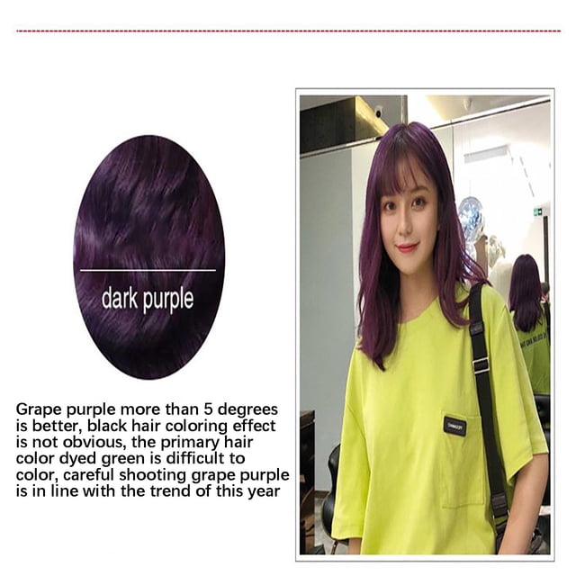 Iumwxz Mermaid Hair Coloring Shampoo Mild Safe Hair Dyeing Shampoo For All Hairs