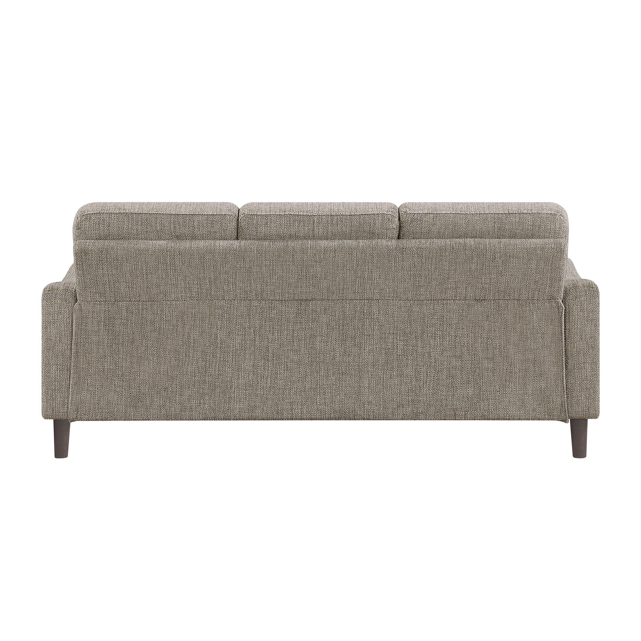 OakvillePark Ravello Chenille Sofa with Sloped Track Arms, Brown