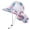k83-White2, variant on LIIPEE Kids Hats Casual Summer Children Boys Girls Sunscreen Wide Brim Bucket Hats With Neck Comfortable Soft Breathable Daily Fisherman Hats,Light Gray,One Size