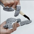 thumbnail image 4 of 5x Grey Finger Cover Model Anti-cutting Finger Stall Protection Model Building Tools, 4 of 8