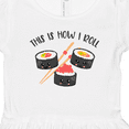 thumbnail image 4 of Inktastic Kawaii How I Roll Sushi Girls Toddler Dress, 4 of 5