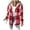 ZE-Red, variant on jsaierl Women’s Casual Plaid Hooded Shacket Flannel Drawstring Jacket Button Down Shirt Hoodie with Pocket