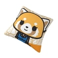 thumbnail image 3 of Aggretsuko Throw Pillow Cover Decoration Pillow Case Cushion for Home Sofa Couch 20"x20", 3 of 8