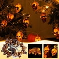 thumbnail image 7 of Opehuo LED Skull String Lights,LED Halloween Skull Light String,Halloween Decoration,Battery Powered,Indoor/Outdoor for Home,Yard,Patio,6M/19.68FT/40 Lights, 7 of 7