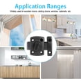 thumbnail image 3 of Household  Guard Door Latch,  Latch,  Latch Sliding Doors for Door Window Cabinet, 3 of 8