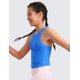 thumbnail image 5 of Remera CRZ YOGA Butterluxe de doble capa con espalda nadadora azul L, 5 of 5