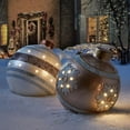 thumbnail image 4 of Bolas inflables de Navidad decoradas de 60 cm, bolas de Navidad, decoraciones para árboles de Navidad al aire libre, adornos inflables de ambiente, juguetes, 4 of 5