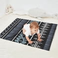 thumbnail image 2 of Boho Multicolor Geometric Ethnic Pattern Blanket,Comfortable Soft Flannel Throw Blanket,All Season,Warm Lightweight Blankets for Sofa Bed Couch Living Room Chair,30"x40", 2 of 4