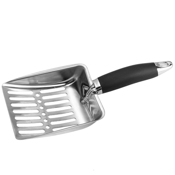 YongCo Cats Litter Scoops Pet Poops Shovel Large Cats Pooper Hollowed Metal Scooper for Most Type Litter Tool