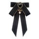 thumbnail image 5 of Broche de pajarita, corbata de lazo preatada, broche de corbata a la moda para mujer, Pin Bowknot Negro, 5 of 8