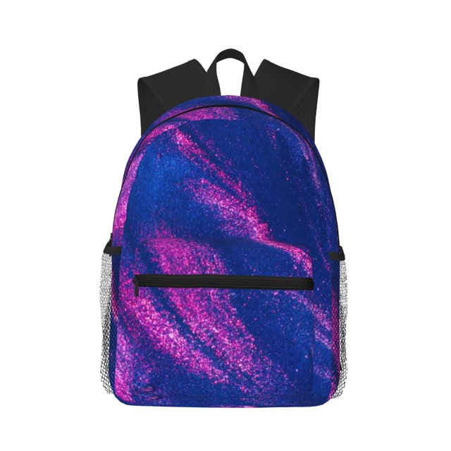 Easygdp Neon Gradient Blue Mochila Casual para Portátil, Mochila para Escuela, Viajes, Negocios