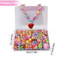 thumbnail image 3 of BINGLI Kids DIY Bead Jewelry Making Kit, Beads for Girls Art and Craft Bracelets Necklace Hairband and Rings Toy for Age 4 5 6 7 8 9 10 11 Year Old Girl Christmas Gifts, 3 of 7