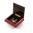 thumbnail image 2 of Inspiring Red Wine Music Theme with Violin Wood Inlay Music Box - My Old Kentucky Home, 2 of 2